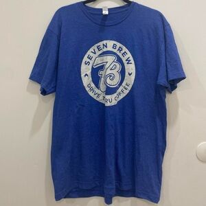 7 BREW COFFEE graphic tee